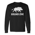 Berliner Löwe Wildschwein Geschenkidee Langarmshirts