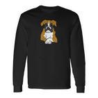 Boxer Dog In Bag Boxer Dog In Bag Dog Boxer Langarmshirts