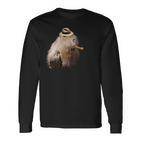 Capybara Man Wallet Cute Langarmshirts