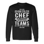 Chef Saying Ich Bin Stolzer Chef Eines Fantastische Teams S Langarmshirts