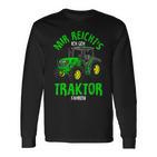 Children's Mir Reichts Ich Geh Traktor Fahren Tracker Langarmshirts