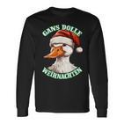 Christmas Goose Dolle Christmas Christmas Langarmshirts