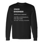 Cisco Engineer Langarmshirts