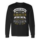 With Clarinettist Musician Das Ist So Ein Klarinetten Ding Langarmshirts