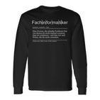 Computer Nerd It Slogan Langarmshirts