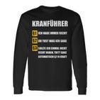 Crane Driver Langarmshirts