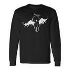 Cute Sad Emo Angel Langarmshirts