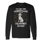 Dalmatian Glitter Dog Holder Dog Langarmshirts