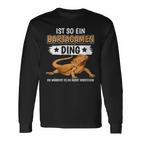 Damen Bartagamen Sachen Ist So Ein Bartagame Ding Bartagame Mit-Ausschnitt Langarmshirts