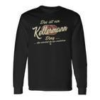 Damen Das Ist Ein Kellermann Ding Lustiges Familie Kellermann Mit-Ausschnitt Langarmshirts