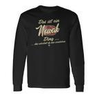 Damen Das Ist Ein Nowak Ding Lustiges Familie Nowak Mit-Ausschnitt Langarmshirts