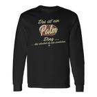 Damen Das Ist Ein Palm Ding Lustiges Familie Palm Mit-Ausschnitt Langarmshirts