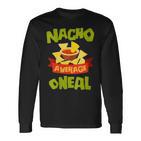 Damen Nacho Average Oneal Birthday Personalisierter Nachname Mit-Ausschnitt Langarmshirts