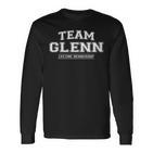 Damen Team Glenn Stolzer Familienname Nachname Geschenk Mit-Ausschnitt Langarmshirts