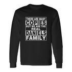 Daniels Last Name Name Personalised Daniels Langarmshirts