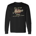 Das Ist Ein Andreas Ding Lustiges Familie Andreas Langarmshirts