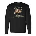 Das Ist Ein Apel Ding Family Apel Langarmshirts