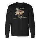 Das Ist Ein Berner Ding Lustiges Familie Berner Langarmshirts