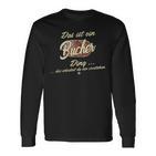 Das Ist Ein Bucher Ding Lustiges Familie Bucher Langarmshirts