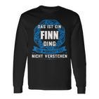 Das Ist Ein Finn Dingorname Langarmshirts