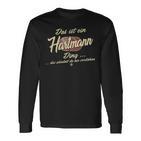 'Das Ist Ein Hartmann Ding' Family Langarmshirts