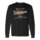 Das Ist Ein Heinemann Ding Family Langarmshirts