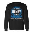 Das Ist Ein Henry Dingorname Langarmshirts