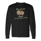 Das Ist Ein Herz Ding Lustiges Familie Herz Langarmshirts