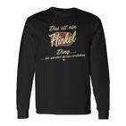 Das Ist Ein Hinkel Ding Lustiges Familie Hinkel Langarmshirts