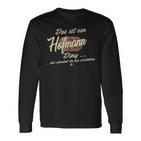 'Das Ist Ein Hofmann Ding' Family Langarmshirts