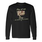 Das Ist Ein Klatt Ding Family Klatt Langarmshirts