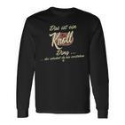 Das Ist Ein Knoll Ding It's A Knoll Ding Family Langarmshirts