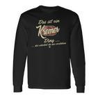 Das Ist Ein Kremer Ding Lustiges Familie Kremer Langarmshirts