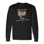 Das Ist Ein Kurth Ding Family Kurth Langarmshirts