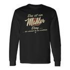 Das Ist Ein Mahler Ding Family Mahler Langarmshirts