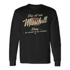 Das Ist Ein Marschall Ding Family Marschall S Langarmshirts