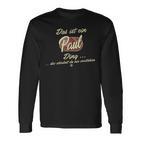 Das Ist Ein Paul Ding Family Paul Langarmshirts