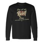 Das Ist Ein Rudolf Ding Family Langarmshirts