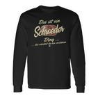 Das Ist Ein Schroeder Ding Family Schroeder Langarmshirts