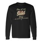 Das Ist Ein Seibel Ding Family Seibel Langarmshirts