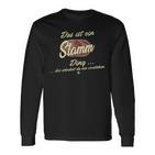 Das Ist Ein Stamm Ding Family Tribe Langarmshirts