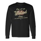 Das Ist Ein Weiland Ding Lustiges Familie Weiland Langarmshirts