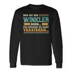 Das Ist Ein Winkler Ding Das Ist Ein Winkler Ding Langarmshirts