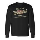 Das Ist Ein Wunderlich Ding Das Ist Ein Wunderlich Ding Langarmshirts