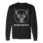 Deer Antlers Hunter Hiking Stag Terrace Langarmshirts