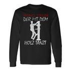 Der Mit Dem Holz Tanzt Martial Arts Training Wing Tsun Langarmshirts