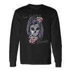 Dia De Los Muertos La Catrina Langarmshirts