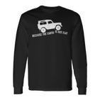 Die Erde Ist Kein Flat 4X4 Rover Über Land Off Road Langarmshirts