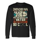 Double Father Papaon Zwei Kinder Langarmshirts