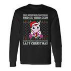 Fass Meinen Glühwein An Und Es Wird Dein Last Christmas Langarmshirts